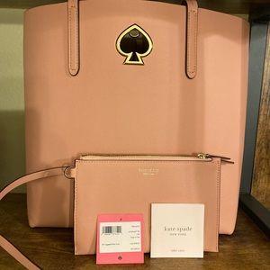 Kate Spade Large Bucket Bag w coin purse